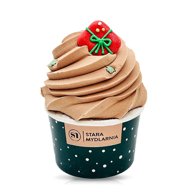 HOT CHOCOLATE BATH MUFFIN 200G CHRISTMAS