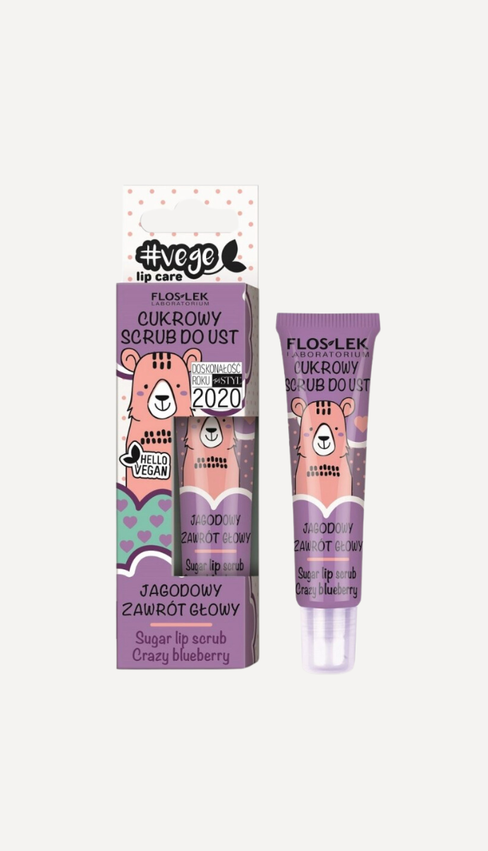 VEGE LIP CARE SUGAR LIP SCRUB BERRY DIZZINESS 14 g