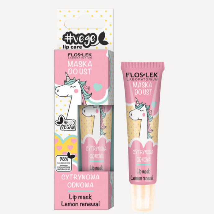 VEGE LIP CARE LEMON LIP MASK RENEWAL 14 g