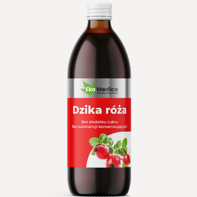 WILD ROSE LIQUID SUPPLEMENT DZIKA ROZA IMMUNE VITAMIN C REOSE HIP - 500ml