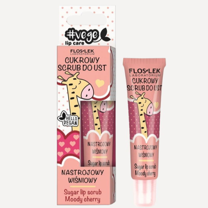 VEGE LIP CARE SUGAR LIP SCRUB MOODY CHERRY 14 g